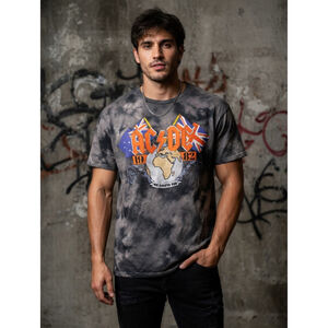 AC/DC - 1982 - "We Salute You" - 2019 Blue Tie Dye sz L